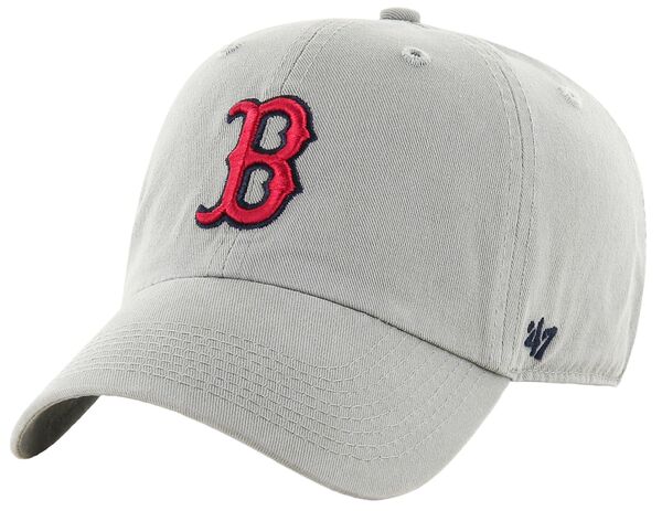 フォーティーセブン レディース アクセサリー 帽子 '47 Adult Boston Red Sox Grey Clean Up Adjustable Hat NoColor グレー|ReVida 店