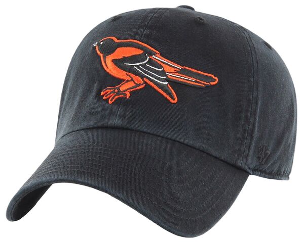 フォーティーセブン レディース アクセサリー 帽子 '47 Adult Baltimore Orioles Black Cleanup Adjustable Hat NoColor ブラック｜ReVida 店