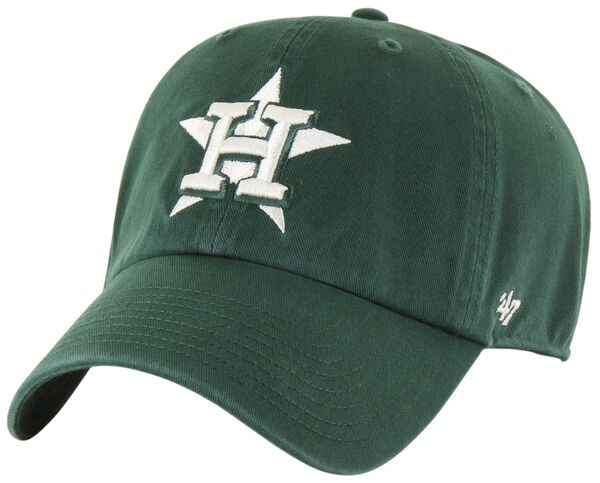 フォーティーセブン レディース アクセサリー 帽子 ロゴ '47 Adult Houston Astros Green Logo Clean Up Adjustable Hat NoColor グリーン|ReVida 店