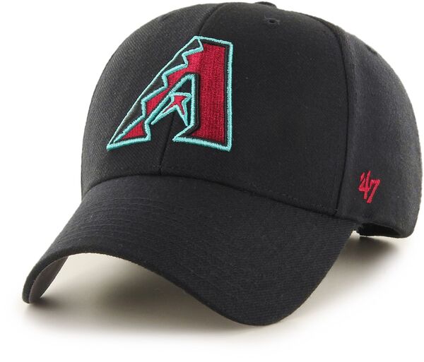 フォーティーセブン レディース アクセサリー 帽子 '47 Adult Arizona Diamondbacks Black MVP Adjustable Hat NoColor ブラック