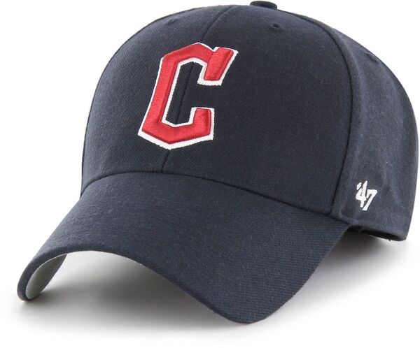 フォーティーセブン レディース アクセサリー 帽子 '47 Adult Cleveland Guardians Navy MVP Adjustable Hat NoColor ネイビー