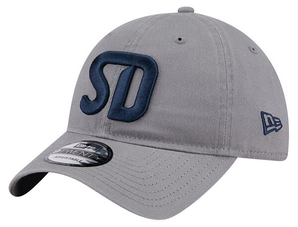 ニューエラ メンズ アクセサリー 帽子 ロゴ New Eradult San Deigo FC Gray Logo Slouch 9Twenty Adjustable Hat NoColor グレー｜ReVida 店