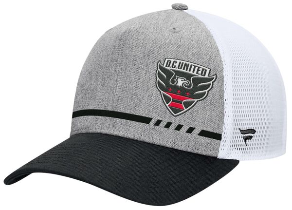 ファナティクス メンズ アクセサリー 帽子 Fanatics MLS Adult D.C. United Low Block Grey Trucker Adjustable Hat NoColor グレー｜ReVida 店