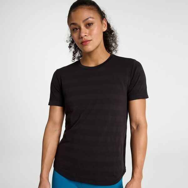 DSG レディース トップス Tシャツ DSG Women's Movement Seamless Tee Pure Black ブラック