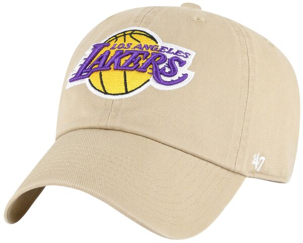 フォーティーセブン レディース アクセサリー 帽子 ロゴ '47 Adult Los Angeles Lakers Khaki Logo Cleanup Adjustable Hat NoColor カーキ|ReVida 店