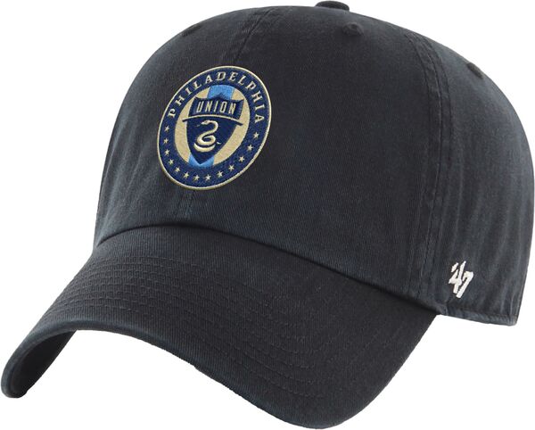 フォーティーセブン レディース アクセサリー 帽子 ロゴ '47 Adult Philadelphia Union Black Logo Clean Up Adjustable Hat NoColor ブラック|ReVida 店