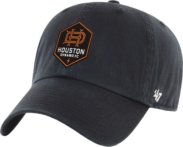 フォーティーセブン レディース アクセサリー 帽子 ロゴ '47 Adult Houston Dynamo Black Logo Clean Up Adjustable Hat NoColor ブラック