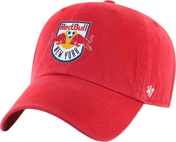 フォーティーセブン メンズ アクセサリー 帽子 ロゴ '47 Adult New York Red Bulls Red Logo Clean Up Adjustable Hat NoColor レッド|ReVida 店