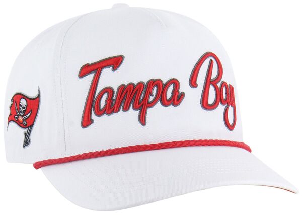 フォーティーセブン メンズ アクセサリー 帽子 '47 Adultampa Bay Buccaneers White Overhand Hitch Adjustable Hat NoColor ホワイト