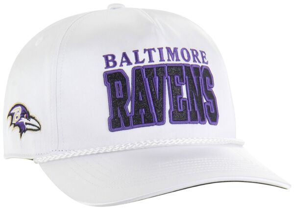フォーティーセブン レディース アクセサリー 帽子 '47 Women's Baltimore Ravens White Outspoken Hitch Adjustable Hat NoColor ホワイト