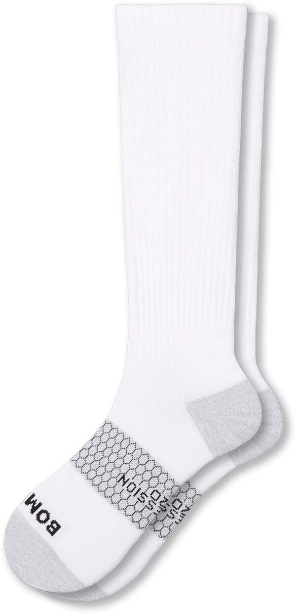 ボンバス レディース アンダーウェア 靴下 Bombas Everyday Compression Socks White ホワイト