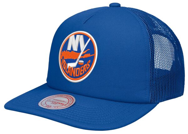 ミッチェル&ネス メンズ アクセサリー 帽子 Mitchell & Ness Adult New York Islanders Blue Trucker Hat NoColor ブルー|ReVida 店