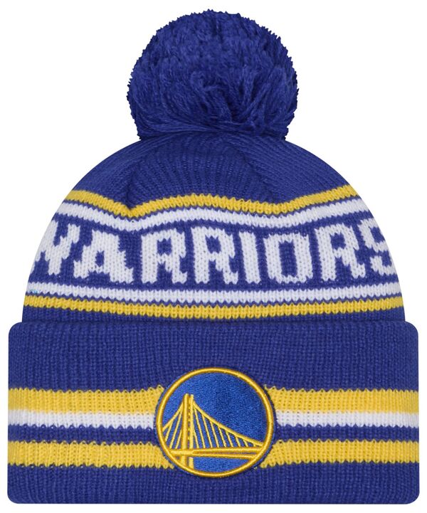 ニューエラ レディース アクセサリー 帽子 ニット New Eradult Golden State Warriors Blue Classic Pom Cuffed Knit Beanie NoColor ブルー|ReVida 店