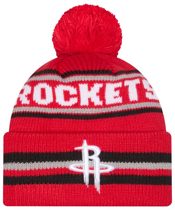 ニューエラ レディース アクセサリー 帽子 ニット New Eradult Houston Rockets Red Classic Pom Cuffed Knit Beanie NoColor レッド｜ReVida 店