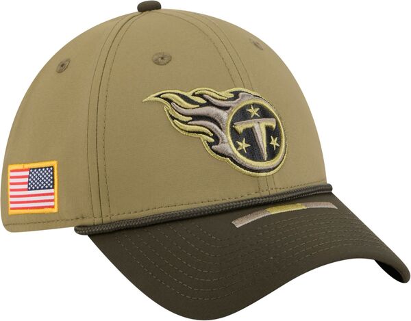 ニューエラ レディース アクセサリー 帽子 New Eradultennessee Titans Dark Mossalute To Service 2025 39Thirty Stretch Fit Hat NoColor