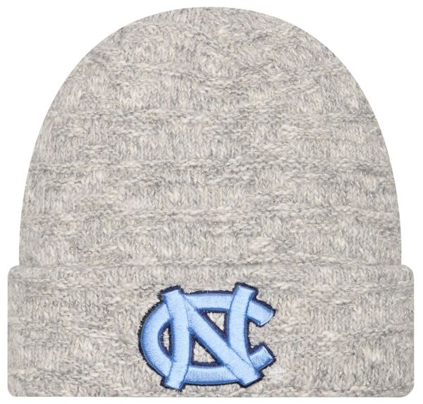 ニューエラ レディース アクセサリー 帽子 トール ニット ヒール New Era Women's North Carolina Tar Heels Grey Metallicuffed Knit Beanie NoColor グレー