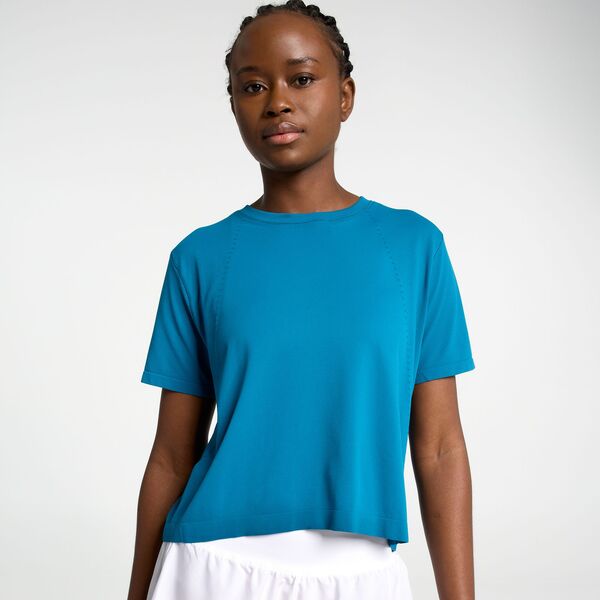 DSG レディース トップス シャツ DSG Women's Movement Seamless Boxy Tee Dark Teal Blue ブルー
