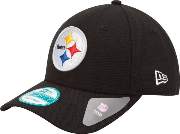 ニューエラ メンズ アクセサリー 帽子 Tシャツ New Eradult Pittsburgh Steelers League 9Forty Adjustable Black Hat NoColor ブラック