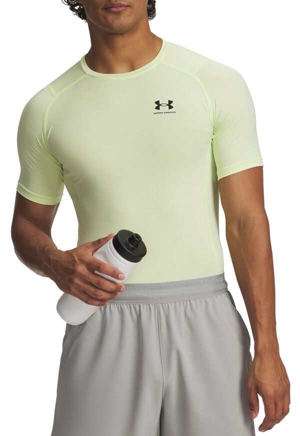 アンダーアーマー メンズ トップス シャツ Under Armour Men's HeatGear Compression T-Shirt Fade Green/Black ブラック