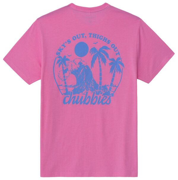 チャビーズ メンズ トップス Tシャツ グラフィック Chubbies Men'short Sleeve Graphic T-Shirt Bright Pink ピンク