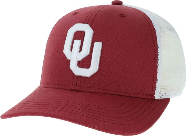 リーグレガシー メンズ アクセサリー 帽子 League-Legacy Men's Oklahoma Sooners Cardinal Adjustable Trucker Hat NoColor|ReVida 店