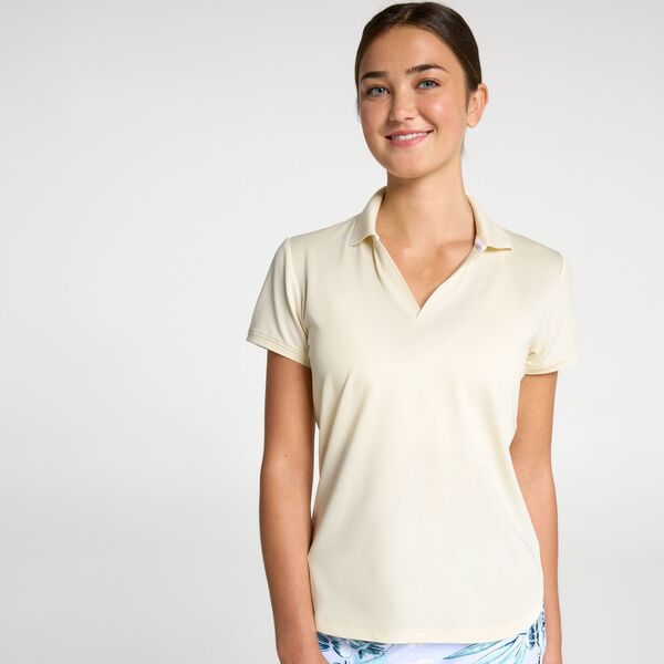 ウォルターヘーゲン レディース トップス シャツ Walter Hagen Women's Performance 11 Short Sleeve Johnny Light Almond