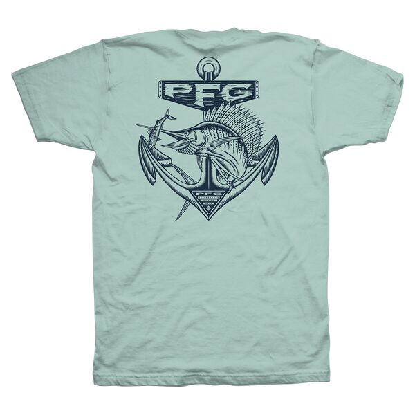コロンビア メンズ トップス Tシャツ Columbia Men's PFG Hubbard Short Sleeve T-Shirt Misty Jade｜ReVida 店
