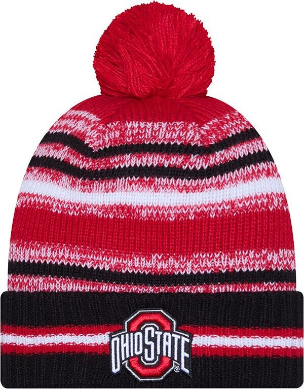 ニューエラ メンズ アクセサリー 帽子 ニット New Eradult Ohio State Buckeyes Red Cheer Knit Hat NoColor レッド