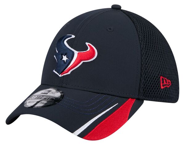 ニューエラ メンズ アクセサリー 帽子 New Eradult Houston Texans Navy Linear 39Thirty Adjustable Hat NoColor ネイビー