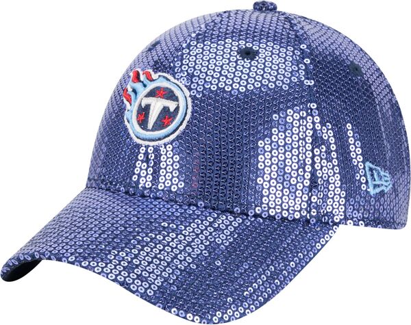 ニューエラ レディース アクセサリー 帽子 スパンコール New Era Women's Tennessee Titans Navy Sequin 9Forty Adjustable Hat NoColor ネイビー