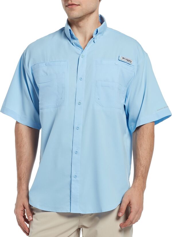 コロンビア メンズ トップス シャツ Columbia Men's PFG TamiamiI Short Sleeve Shirt Sail
