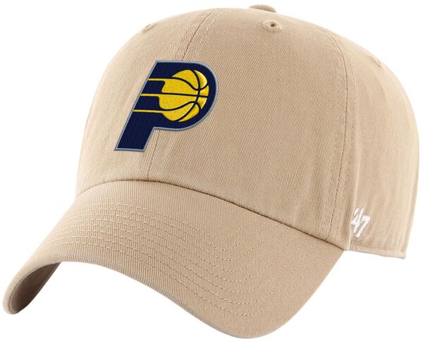 フォーティーセブン メンズ アクセサリー 帽子 ロゴ '47 Adult Indiana Pacers Khaki Logo Cleanup Adjustable Hat NoColor カーキ|ReVida 店