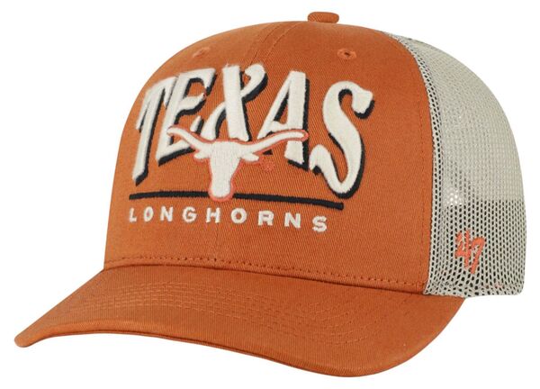 フォーティーセブン レディース アクセサリー 帽子 '47 Adultexas Longhorns Burnt Orange Arid Adjustable Trucker Hat NoColor オレンジ