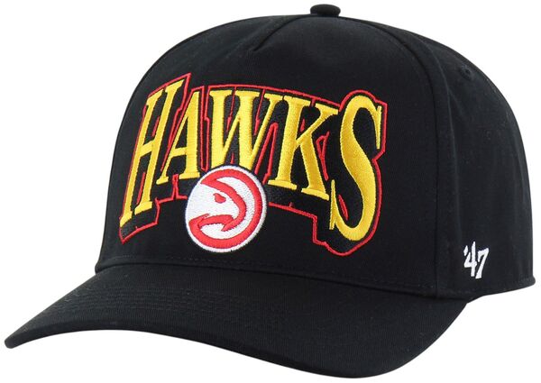 フォーティーセブン メンズ アクセサリー 帽子 '47 Adult Atlanta Hawks Black Everytime Hitch Adjustable Hat NoColor ブラック｜ReVida 店