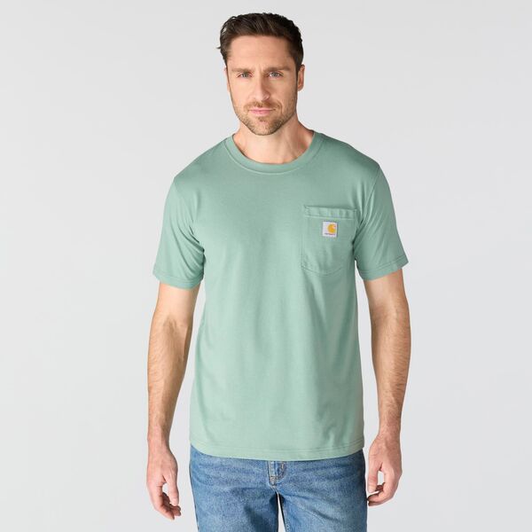 カーハート メンズ トップス Tシャツ 半袖 Carhartt Men Irvine Frontiershort-Sleeve T-Shirt Green Slate スレート