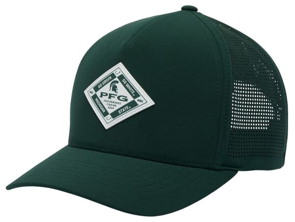 コロンビア メンズ アクセサリー 帽子 Columbiadult Michigan State Spartanspruce Adjustablelite 3D Stretch Snap Hat NoColor