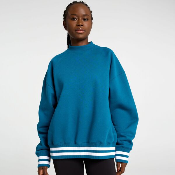 DSG レディース アウター パーカー・スウェット クルーネック フリース DSG Women's Classic Fleece Crew Neck Dark Teal Blue ブルー 11,610円