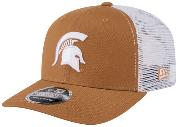 ニューエラ メンズ アクセサリー 帽子 New Eradult Michigan State Spartans Brown EG Trucker 9Seventy Adjustable Stretch-Snap Hat NoColor ブラウン