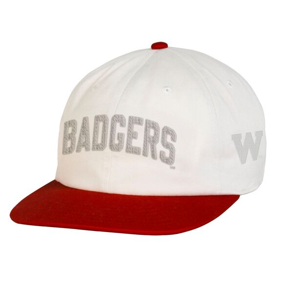 アンダーアーマー メンズ アクセサリー 帽子 Under Armour Adult Wisconsin Badgerstone Low Crown Flatbill Snapback Hat NoColor ストーン