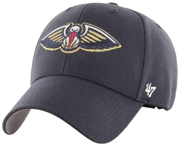 フォーティーセブン レディース アクセサリー 帽子 '47 Men's New Orleans Pelicans Navy MVP Adjustable Hat NoColor ネイビー|ReVida 店