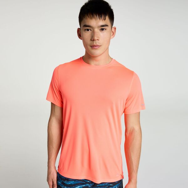 DSG メンズ トップス Tシャツ DSG Men'stride Run Short Sleeve T-Shirt Ember