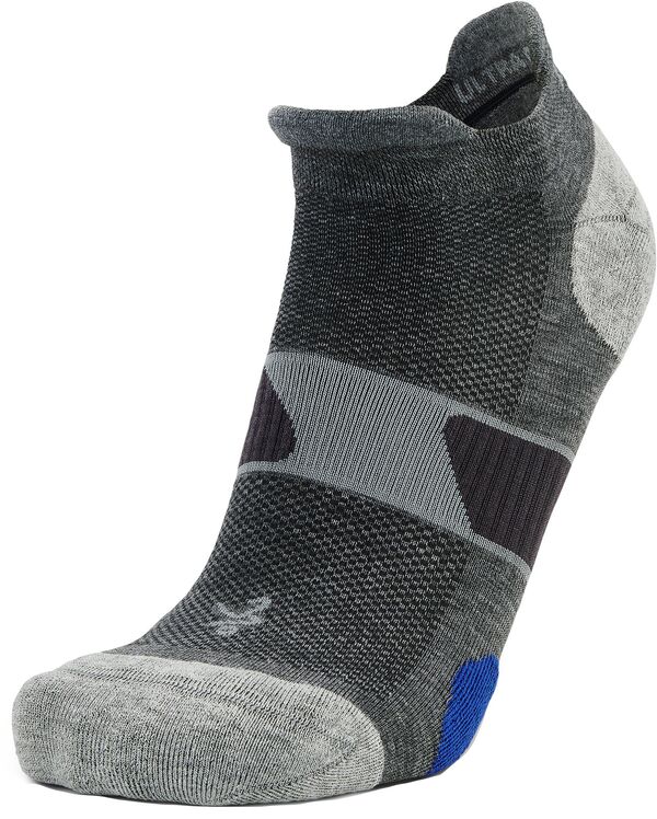 バレガ メンズ アンダーウェア 靴下 Balega Ultraglide with Lycra Dry No Show Tab Socks Grey グレー