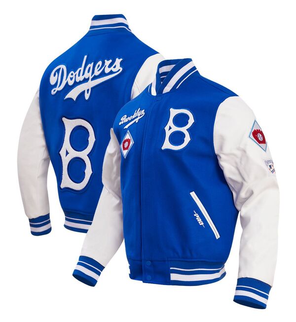 プロスタンダード メンズ アウター ジャケット・ブルゾン Pro Standard Men's Brooklyn Dodgers Royal Retro Classic Jacket NoColor｜ReVida 店