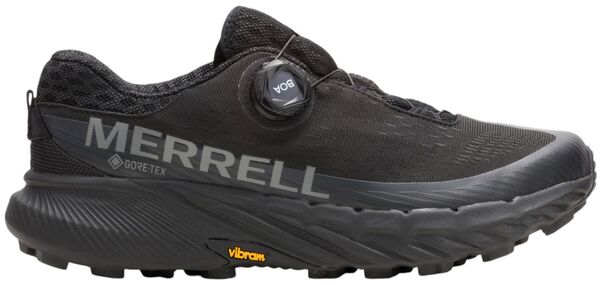 メレル メンズ シューズ スニーカー Merrell Men's Agility Peak 5 BOA GTX Trail Running Shoes Black ブラック