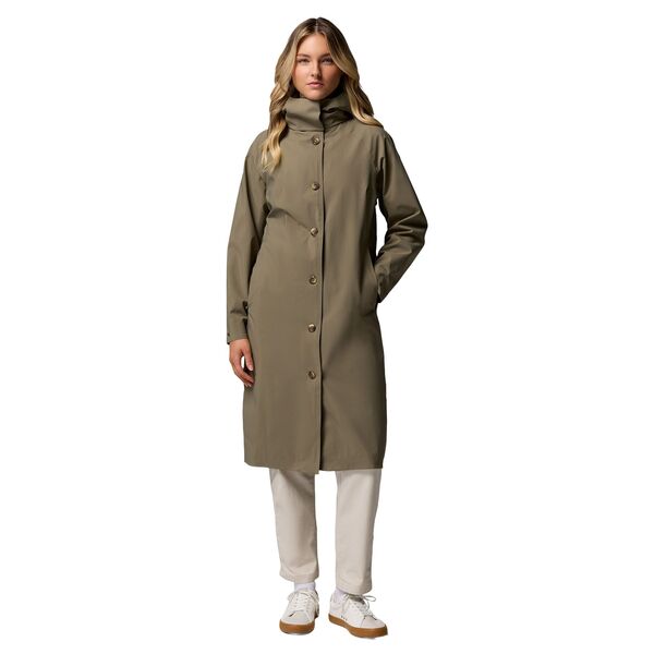 コロンビア レディース アウター ジャケット・ブルゾン Columbia Women's Amazetrench Rain Jacket Stone Green グリーン|ReVida 店