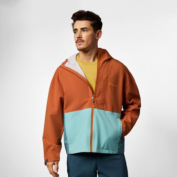 コートパクシー メンズ アウター ジャケット・ブルゾン Cotopaxi Men's Cielo Rain Jacket Whiskey and Tide Pool