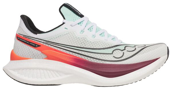 サッカニー メンズ シューズ スニーカー Saucony Men's Endorphin Pro 5 Running Shoe White/Crimson ホワイト