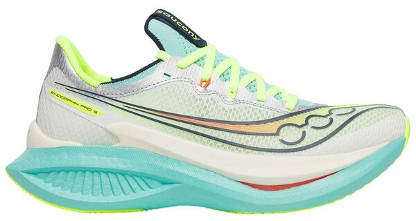サッカニー レディース シューズ スニーカー Saucony Women's Endorphin Pro 5 Running Shoe White/Splash ホワイト