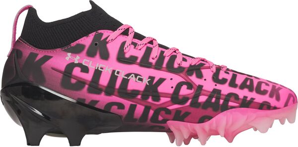 アンダーアーマー メンズ シューズ スニーカー Under Armour Spotlight Pro PTH Football Cleats Pink/Black/Silver ブラック
