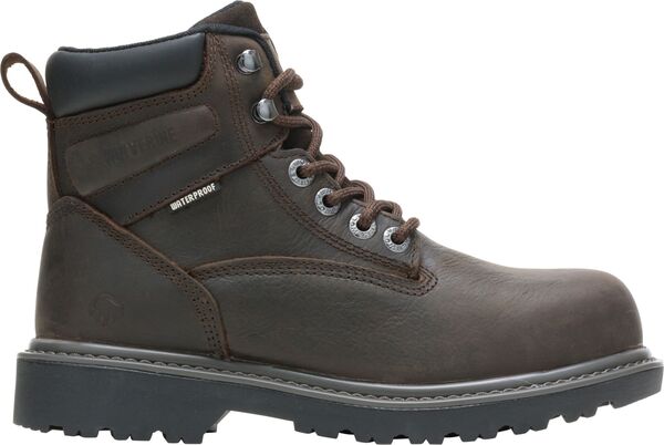 ウルヴァリン レディース シューズ ブーツ・レインブーツ プルオーバー Wolverine Women\u0027s Floorhand 6\u0027\u0027 Waterproof Steel Toe Work Boots Dark Brown 赤銅色
